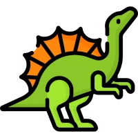 green dinosaur