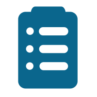 clipboard with list icon