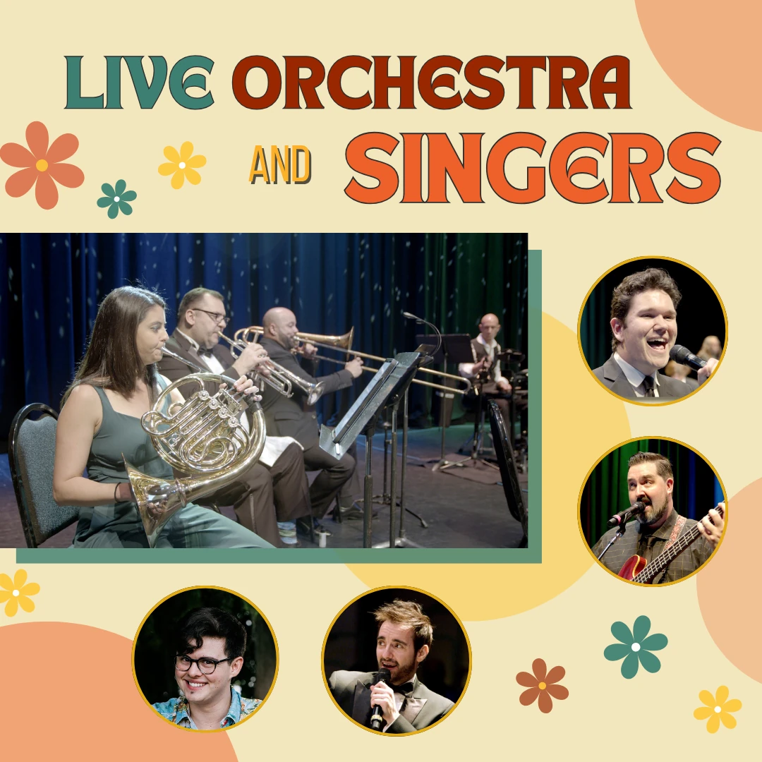 Live orchestra and singers